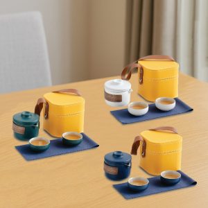 Portable Ceramic Tea Set Portable Ceramic Tea Set | FREE Logo Laser Engraving