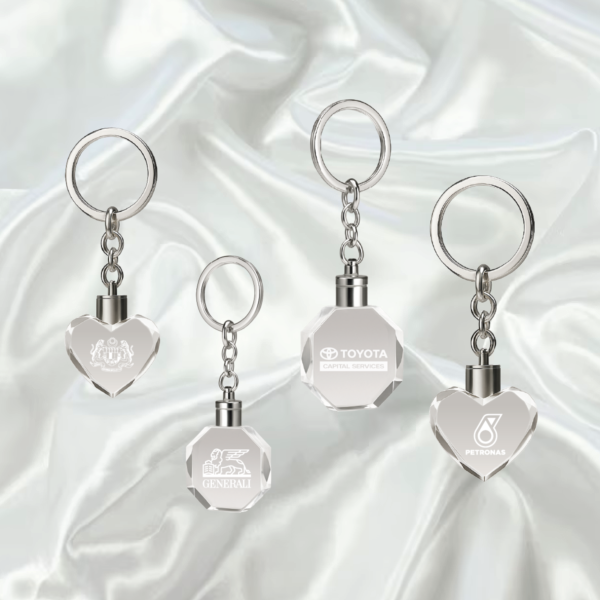 Crystal Keychain | FREE Logo Laser Engraving